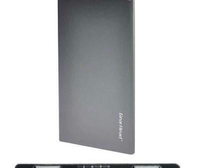 5000 mAh Power Bank Silver Fashion