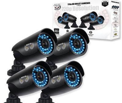 4 PK 720p HD Security Cameras Online