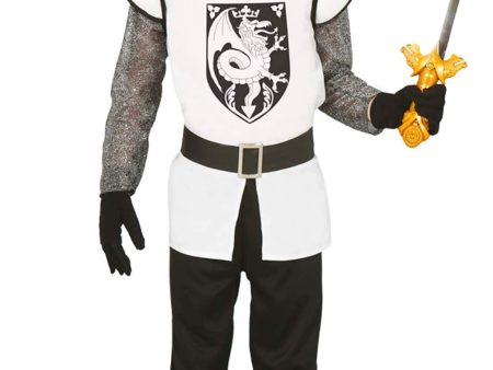 Talla: 3-4 años - Disfraz Infantil de Caballero Medieval con Dragón para Niños For Discount