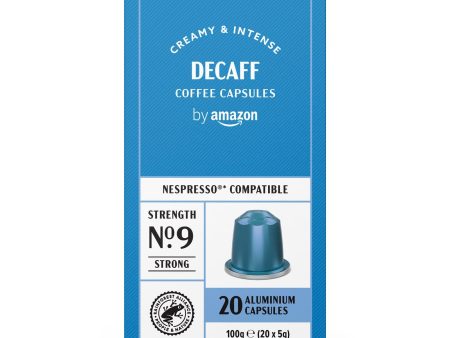 Cápsulas de Café Espresso Descafeinado - Compatibles con Nespresso, 20 Unidades, Certificado Rainforest Alliance Embalaje Deteriorado (Cad: 12 02 2026) Supply