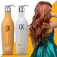 Set de Champú y Acondicionador GK HAIR Global Keratin Coloured Shield (650ml 29.9 Fl Oz) - Protección Térmica e Hidratación para Cabello Rizado, Dañado y Teñido Embalaje Deteriorado For Discount