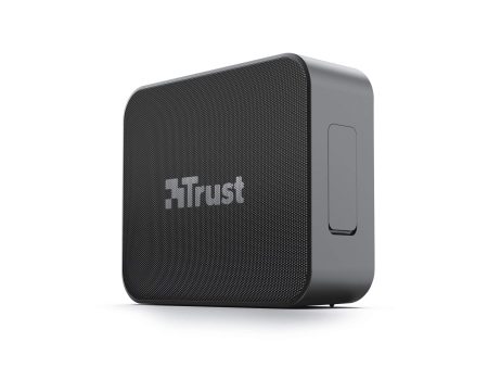 Trust Mobile 23745 Zowy Compact Altavoz Bluetooth Portátil - Resistente al Agua, Negro Fashion