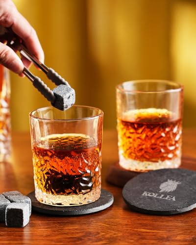 Set de Decantador de Whisky con Vasos y Piedras - Regalo Perfecto para el Abuelo Fashion